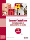 Introducción al comentario de texto, lengua española, 1 Bachillerato