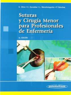 Suturas y cirugía menor para profesionales de enfermería