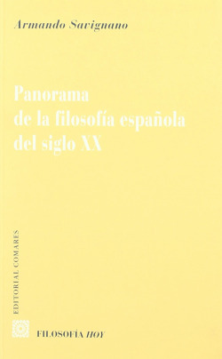 Panorama de la filosofia española del siglo xx