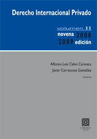 Derecho internacional privado vol. ii