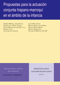 Propuestas para la actuacion conjunta hispano-marroqui en el ambito de la infanc