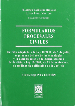 Formularios procesales civiles