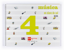 MUSICA 4ºPRIM. EN CLAVE DE SOL *GALEGO*