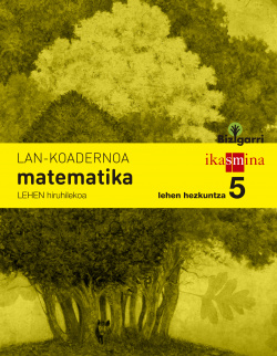 Matematika koadernoa 1 hiru 5 lmh bizigarri