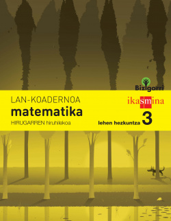 Matematika koadernoa 3 hiru. 3 lmh bizigarri