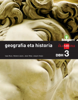 Geografia eta historia 3ºdbh. bizigarri