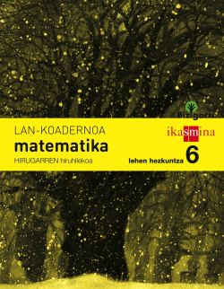 Matematika koadernoa 3.(6.lmh) bizigarri