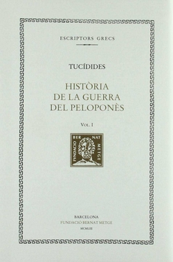 Hist.ria de la Guerra del Peloponnès, vol. I: llibre I