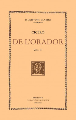 De l'orador, vol. III (llibre III)