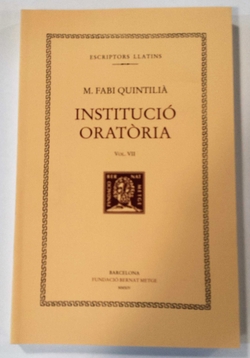 Institució oratòria, vol. VII (llibre VIII)