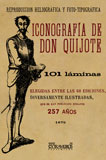 Iconografía de don quijote.101 laminas