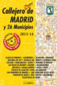 Callejero de Madrid y 26 municipios 2013-2014