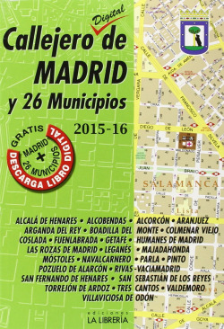 Callejero de Madrid y 26 municipios 2015-2016