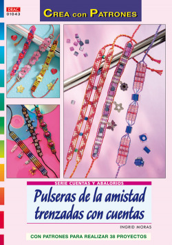 Pulseras de amistad trenzadas con cuentas
