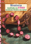 Serie fimo nº 30.bisuteria modelada con fimo con diseños de flores y en espiral