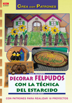 Decorar felpudos con tecnica del estarcidos
