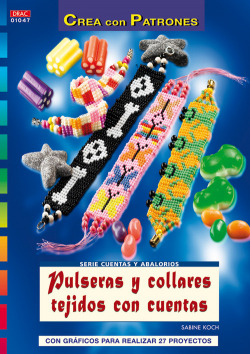 Pulseras y collares tejidos con cuentas
