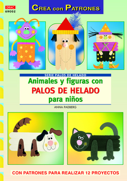 Animales y figuras con palos de helado para niños