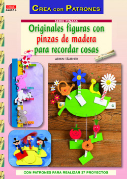 Originales figuras con pinzas de madera para recordar cosas