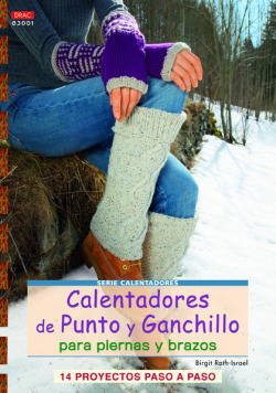 Calentadores de punto y ganchillo para piernas y brazos