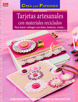 Tarjetas artesanales materiales reciclados