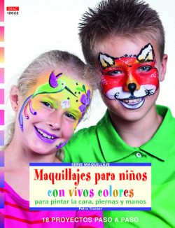 Maquillajes para niños con vivos colores