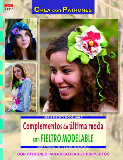 Complementos de última moda con fieltro modelable nº17