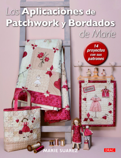 Las aplicaciones de Patchwork y bordados de marie