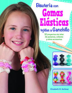 Bisutería con gómas elásticas tejidas a ganchillo
