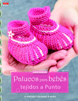 Patucos para bebes tejidos a punto