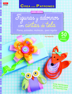 Figuras y adornos con cintas de tela