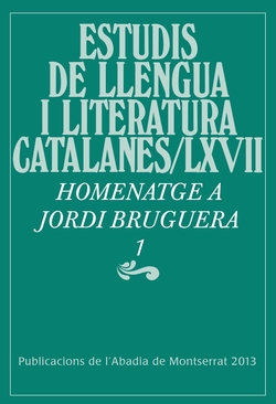 (CAT).67.MISCEL·LANIA JORDI BRUGUERA 1.(ESTUDIS LLENGUA)