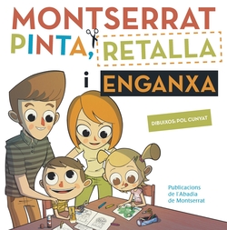 Montserrat pinta, retalla i enganxa
