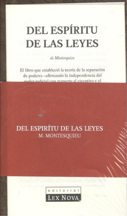 Del Esp¡ritu de las Leyes