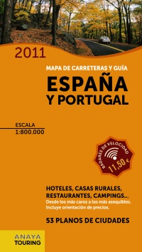 Guía y mapa de carreteras de España y Portugal 1:800.000, (2011)