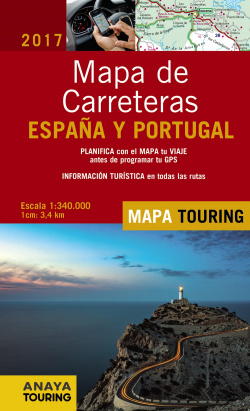 MAPA DE CARRETERAS DE ESPAñA Y PORTUGAL 2017