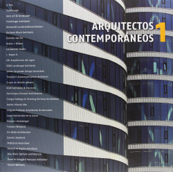 Contemporary architects 1