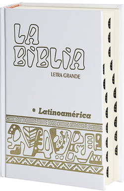Biblia Latinoam. letra grande cartone blanca, uñeros