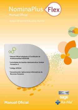 NOMINAPLUS FLEX: MANUAL OFICIAL (+CD)