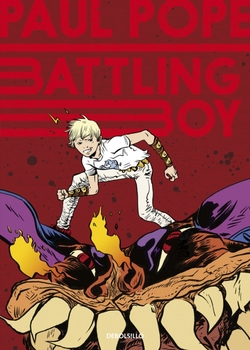 Battling boy