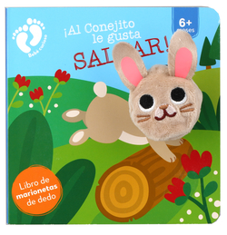Al conejito le gusta saltar