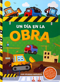Un día en la obra con grandes máquinas