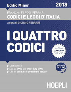 Codici (I quattro) 2018. Editio Minor
