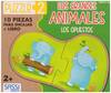 CAJA PUZZLE GRANDES ANIMALES/OPUESTOS