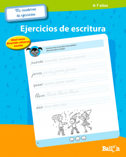 Ejercicios de escritura, 6-7 años