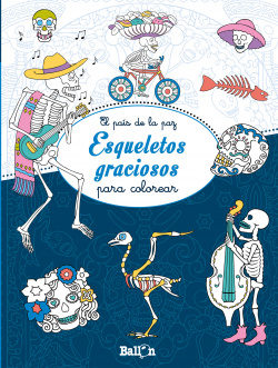 Esqueletos graciosos colorear