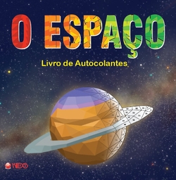 O espaco livro de auto colantes
