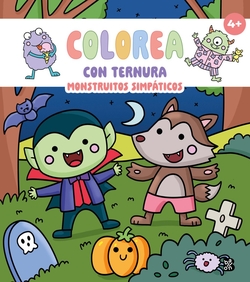 COLOREA CON TERNURA -MONSTRUITOS SIMPATICOS