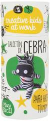 Tubo calcetín de cebra
