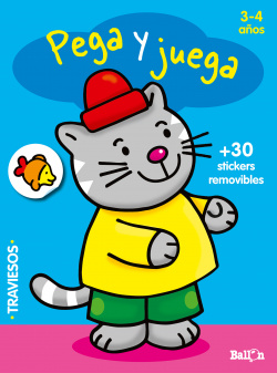 Pega y juega 3-4 años azul